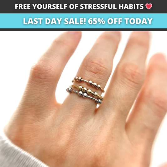 Fidget Beads Ring – Spinning Anxiety Relief Ring